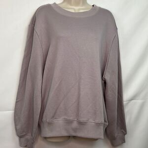 Chaser pale violet crew sweatshirt size small new with tags